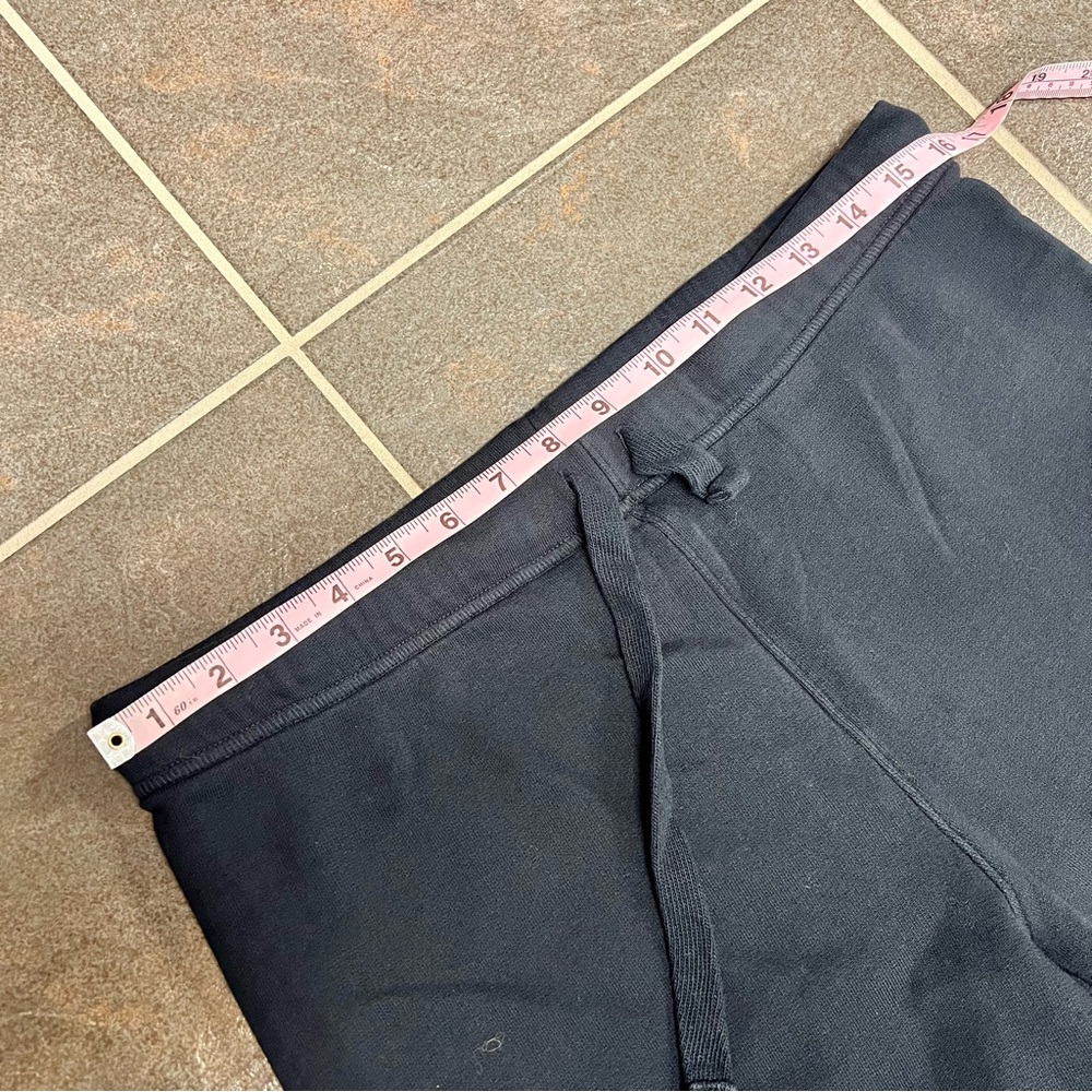 Frank & Eileen Catherine Favorite Cropped Wide Sweatpants Triple Fleece Navy - Picture 9 of 14